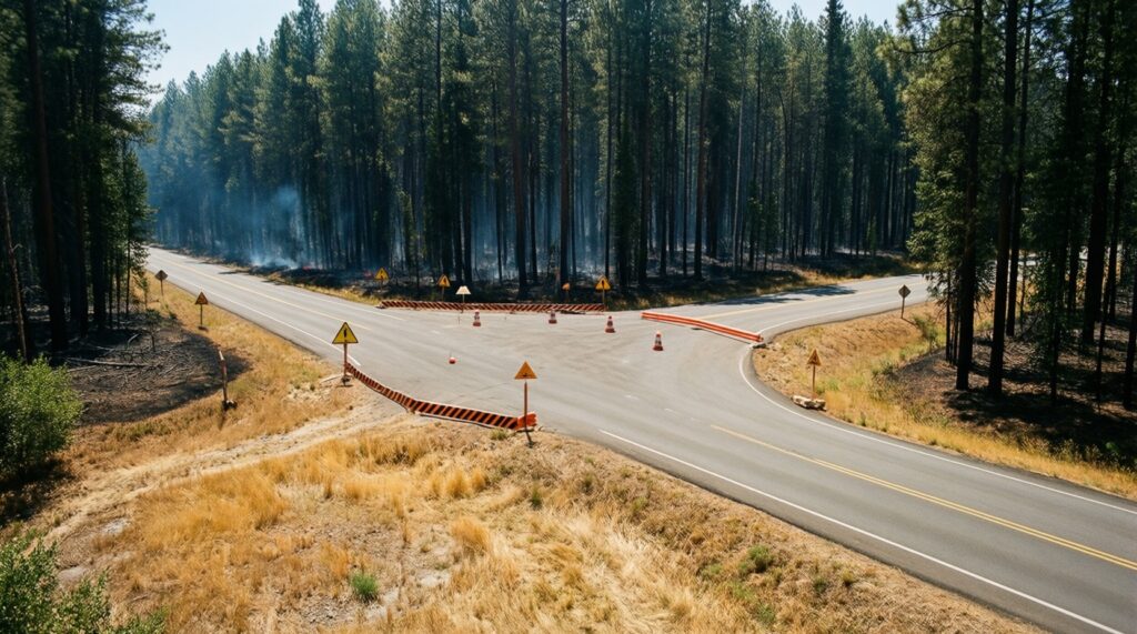 Лес и экология: вырубки, восстановление, пожары и защита природных территорий - иллюстрация